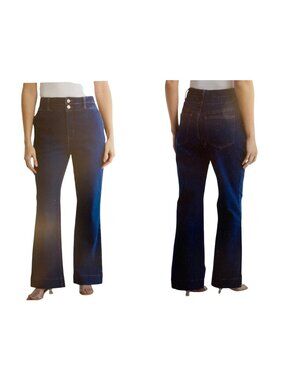 Bagatelle High Waist Wide Leg Jeans Cordella Wash Blue NWT
